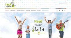 Desktop Screenshot of kesifyayinlari.com